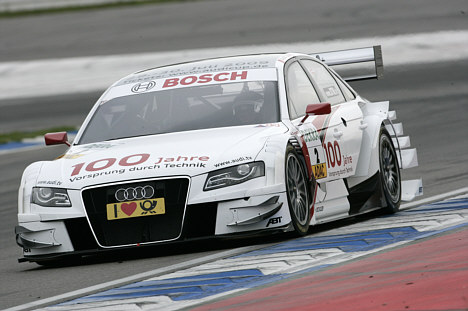 Tom Kristensen fik en formidabel start på sin sidste DTM-sæson, da han kvalificerede sig ind på en andenplads på Hockenheim.